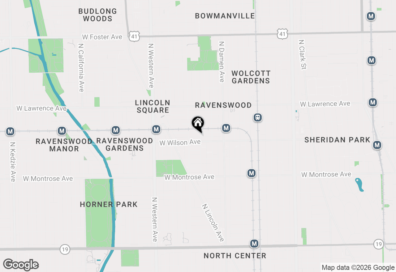 Map of 2149 W Eastwood Avenue, Chicago, IL 60625