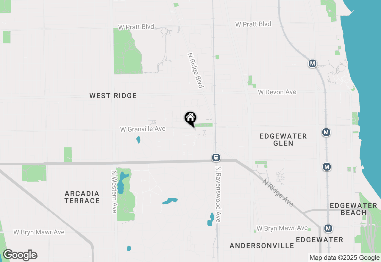 Map of 6170 N Winchester Avenue #G, Chicago, IL 60660