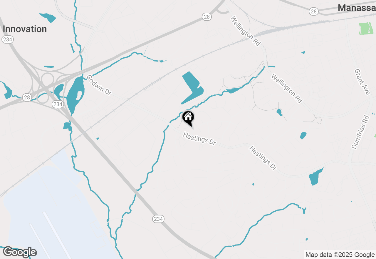 Map of 9533 Harvest Place, Manassas, VA 20110