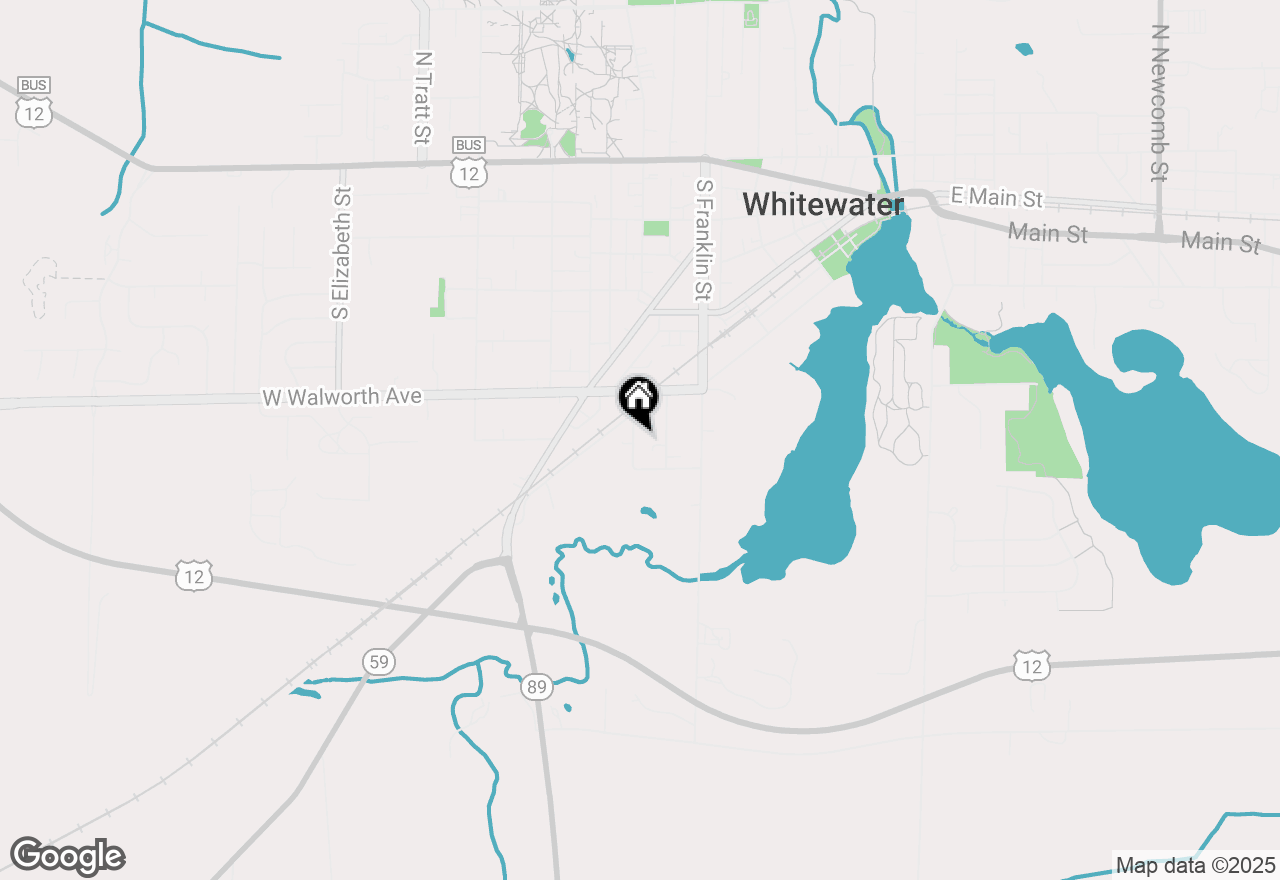 Map of 529 S Gault St, Whitewater, WI 53190