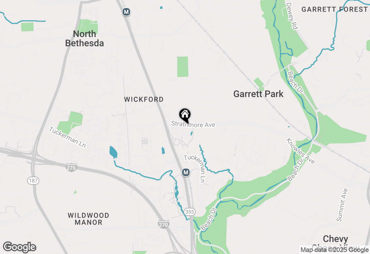 Map of 10889 Symphony Park Drive, North Bethesda, MD 20852