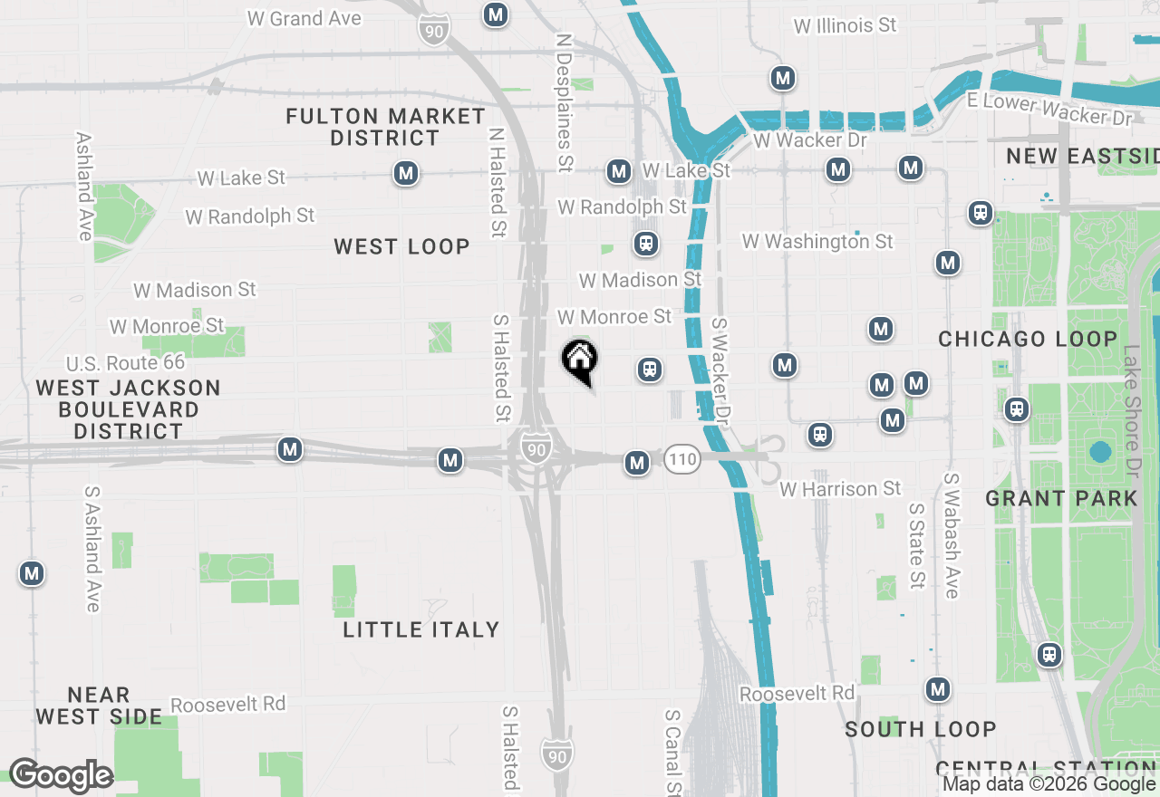 Map of 625 W Jackson Boulevard #806, Chicago, IL 60661