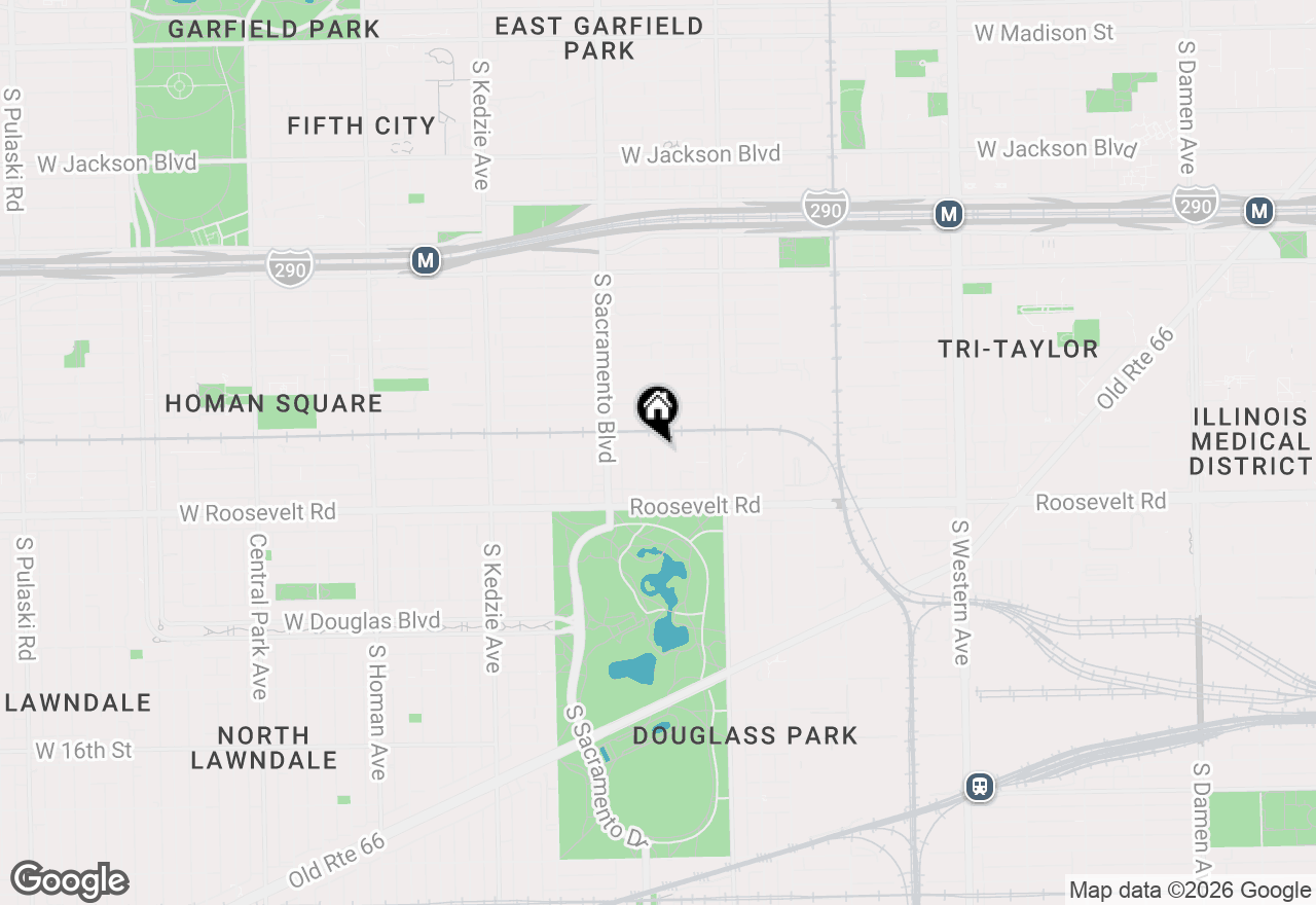 Map of 1100 S Francisco Avenue, Chicago, IL 60612