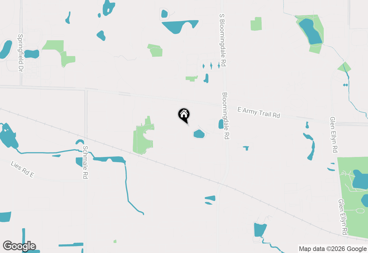 Map of 2081 Oriole Lane, Glendale Heights, IL 60139