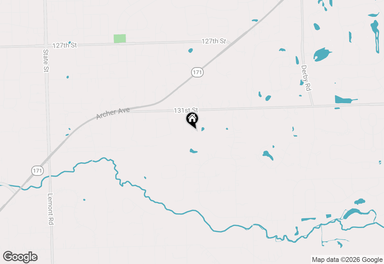 Map of 13220 Fox Lane, Lemont, IL 60439