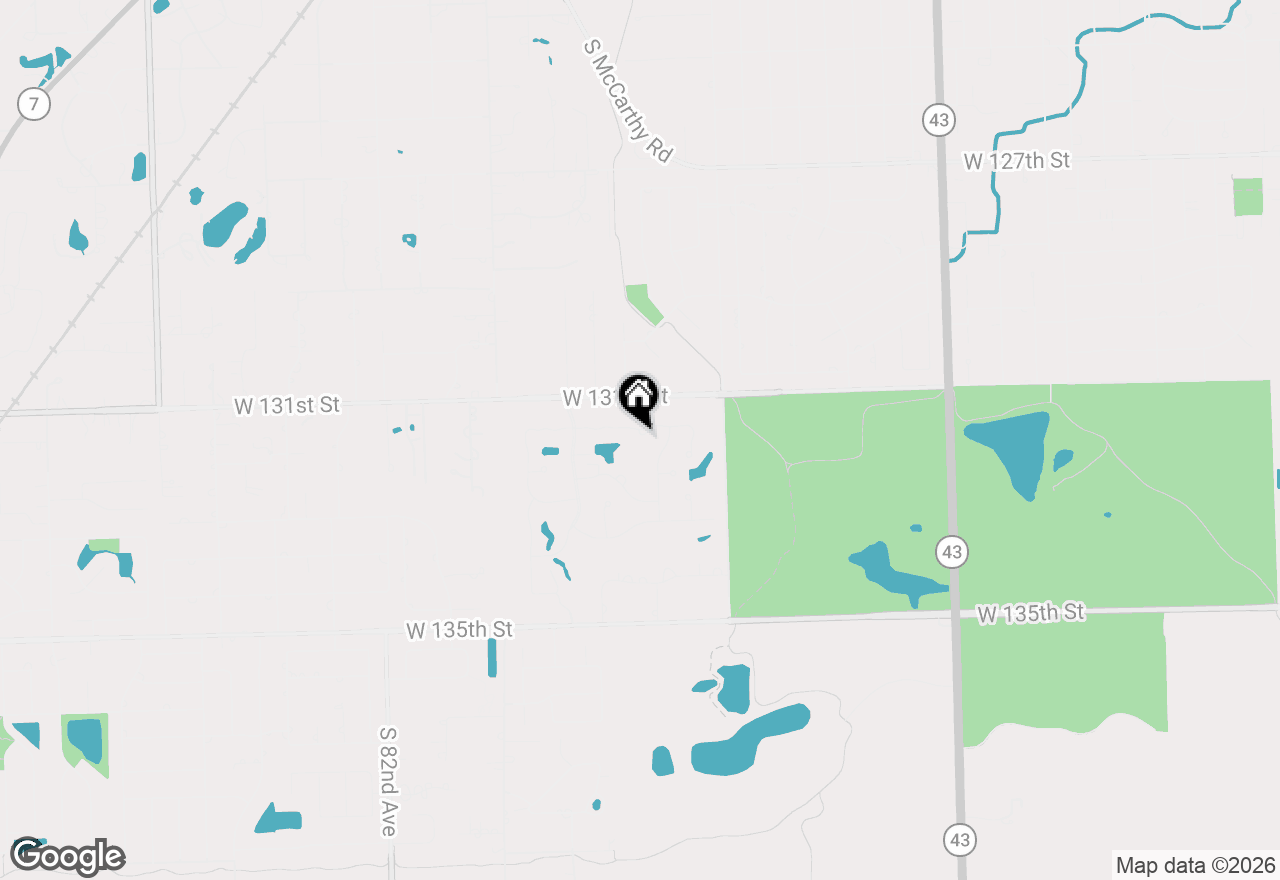 Map of 7737 W Golf Drive #302, Palos Heights, IL 60463