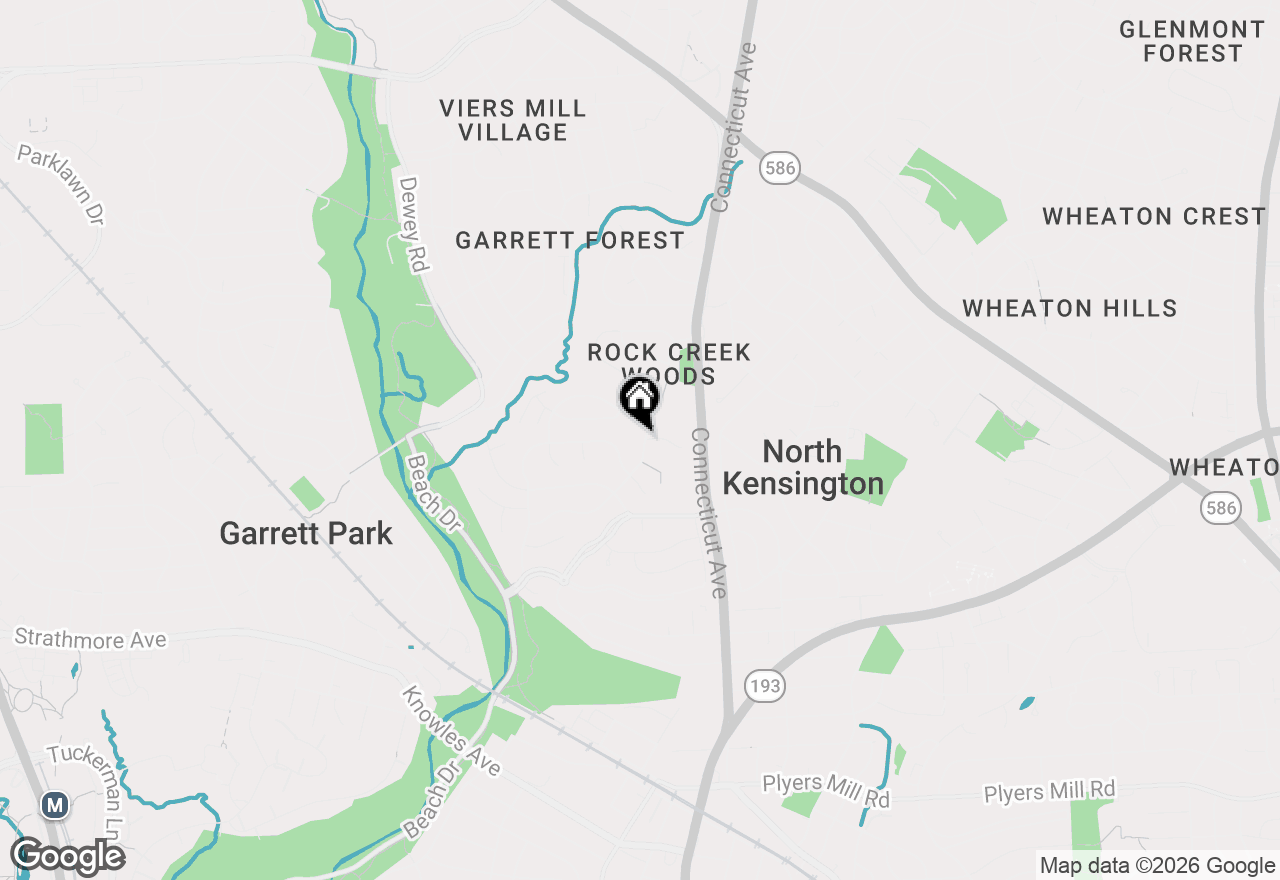 Map of 3901 Spruell Drive, Kensington, MD 20895