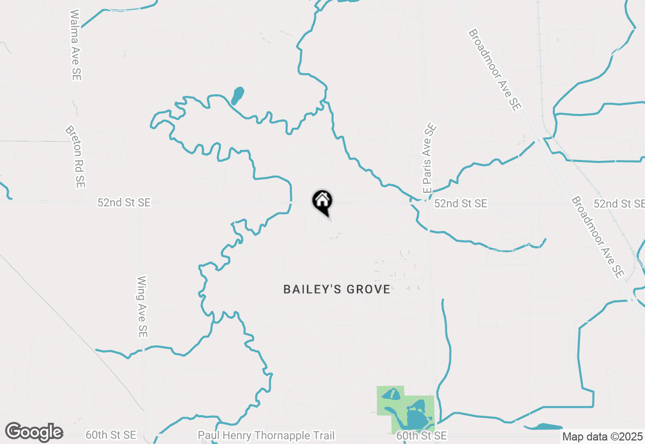 Map of 3633 Elderberry Drive Se, Grand Rapids, MI 49512