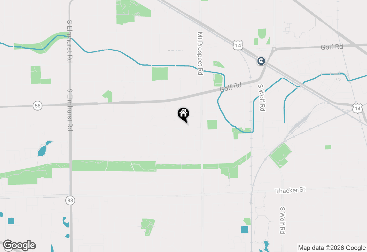 Map of 415 Wilkins Drive, Des Plaines, IL 60016