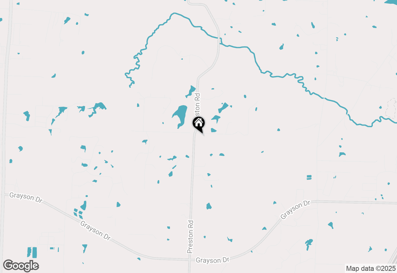 Map of TBD Lot 1 Hill Clark Road, Denison, TX 75020