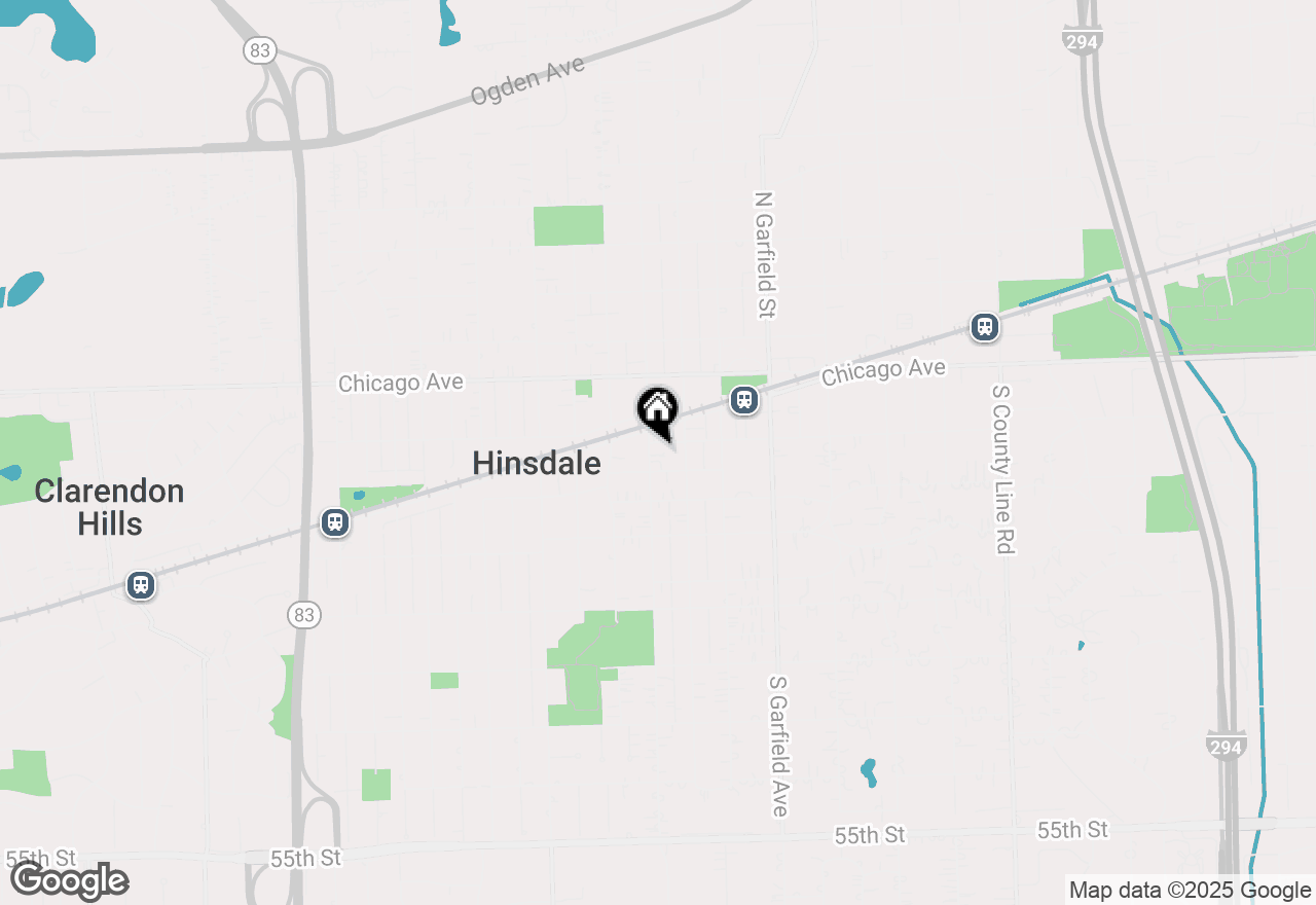 Map of 107 S Grant Street #101, Hinsdale, IL 60521