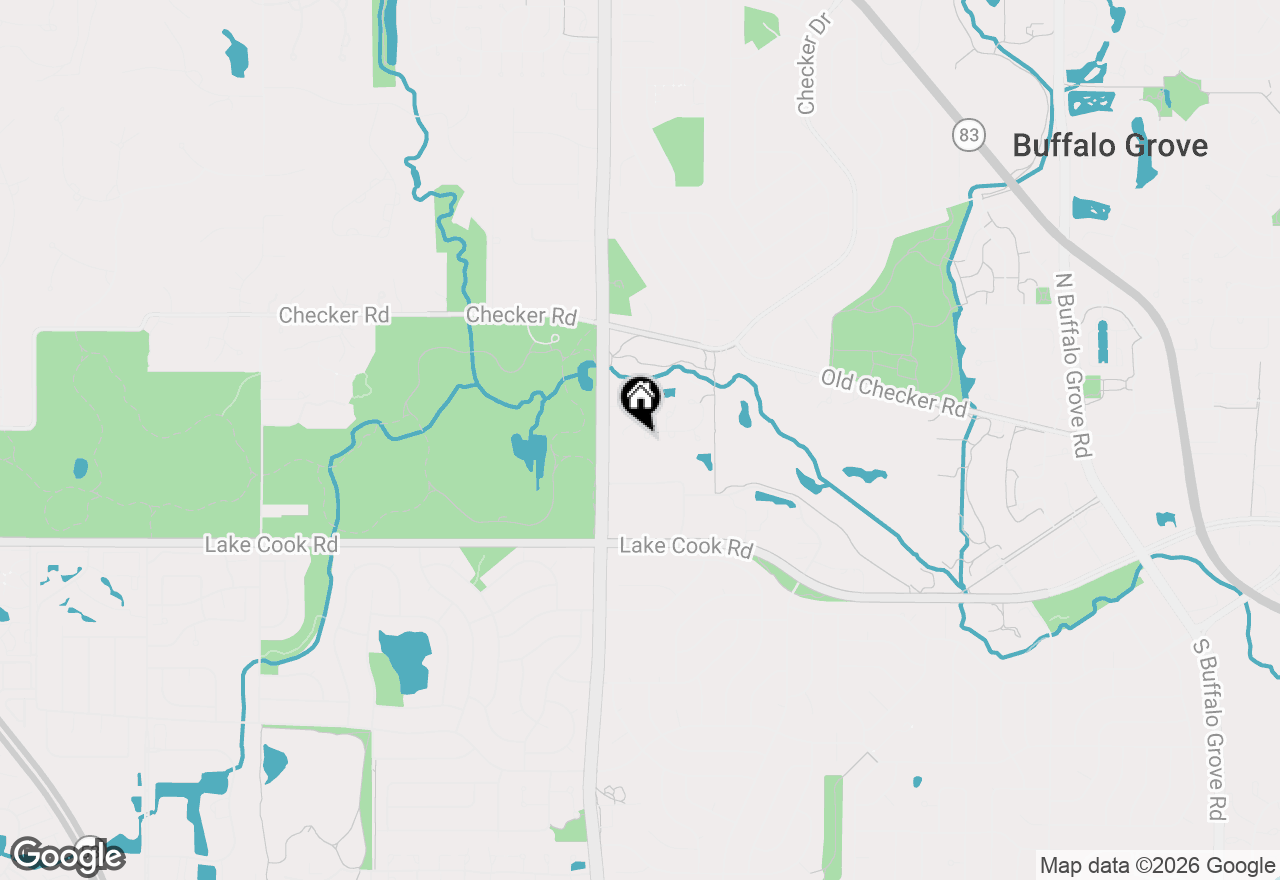 Map of 1143 Auburn Lane #1143, Buffalo Grove, IL 60089