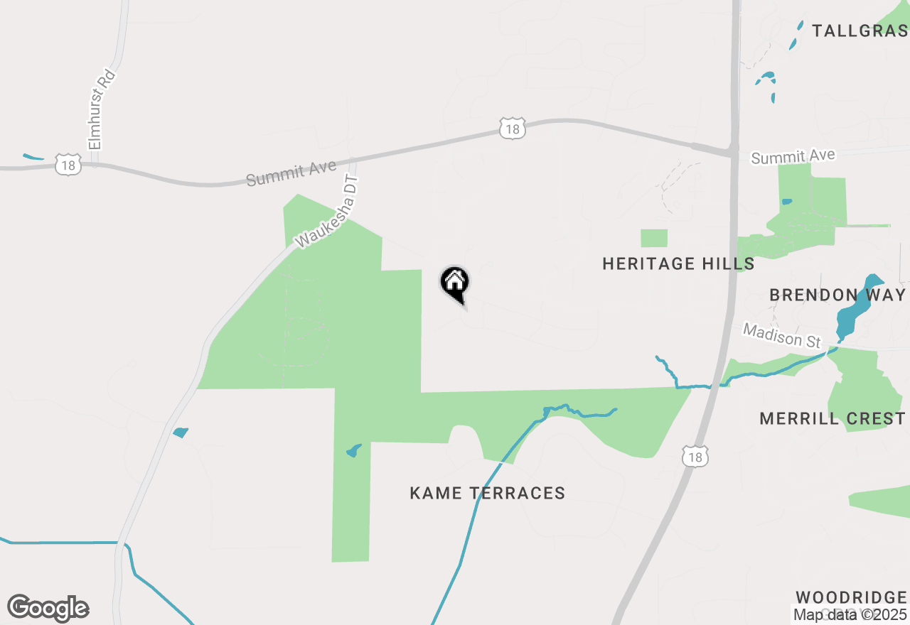 Map of 3741 Howell Oaks Dr, Waukesha, WI 53188