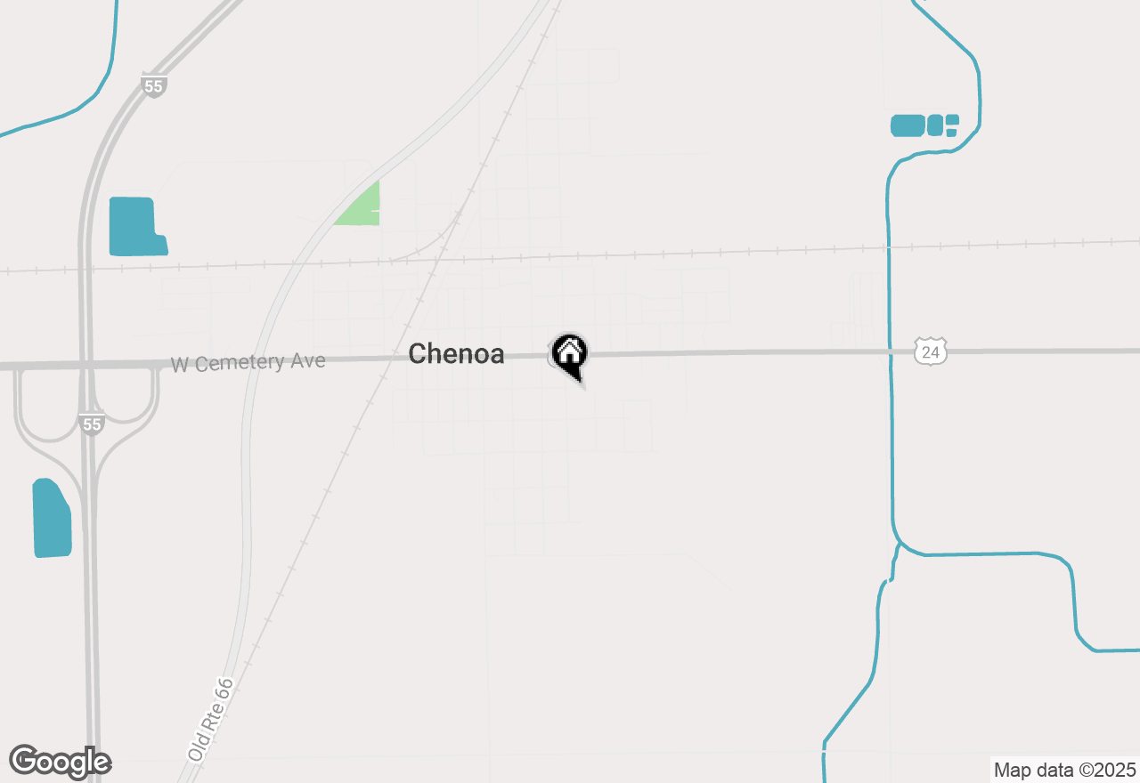 Map of 515 Grant Street, Chenoa, IL 61726