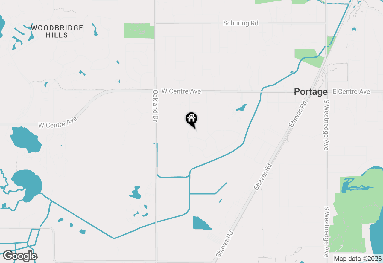 Map of 8275 Valleywood Lane, Portage, MI 49024