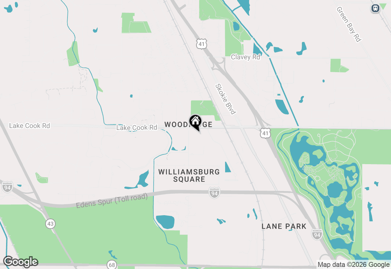 Map of 1175 Lake Cook Road #406, Northbrook, IL 60062