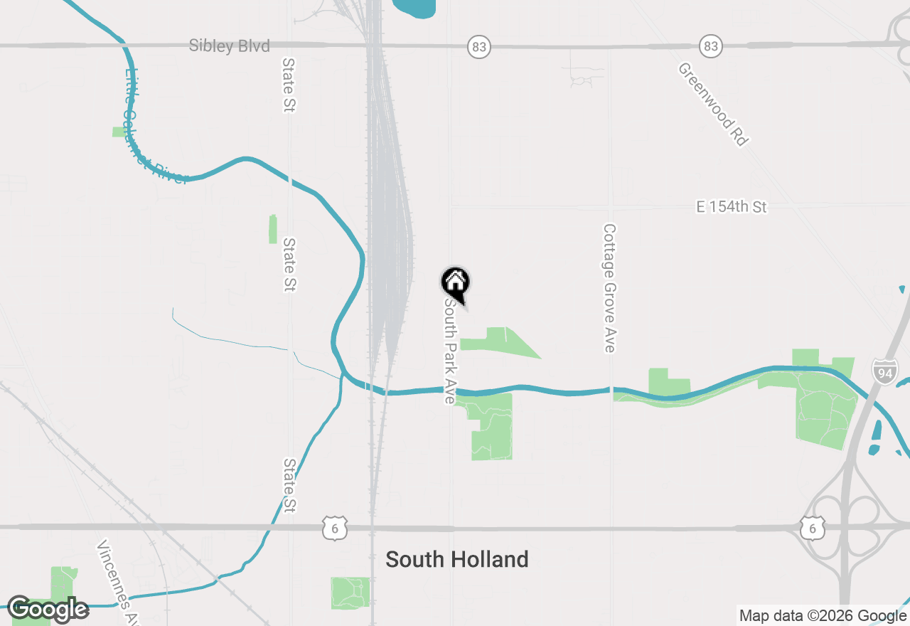 Map of 15641 S Park Avenue, South Holland, IL 60473