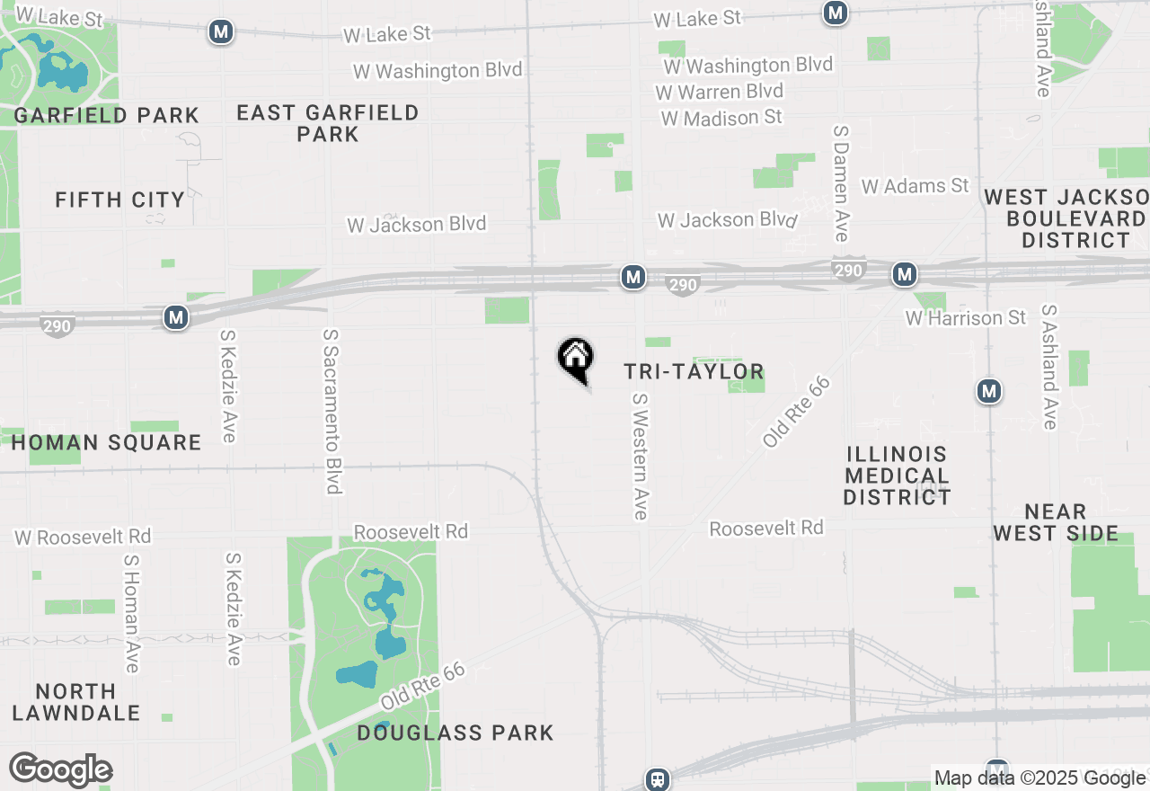 Map of 2514 W Polk Street, Chicago, IL 60612