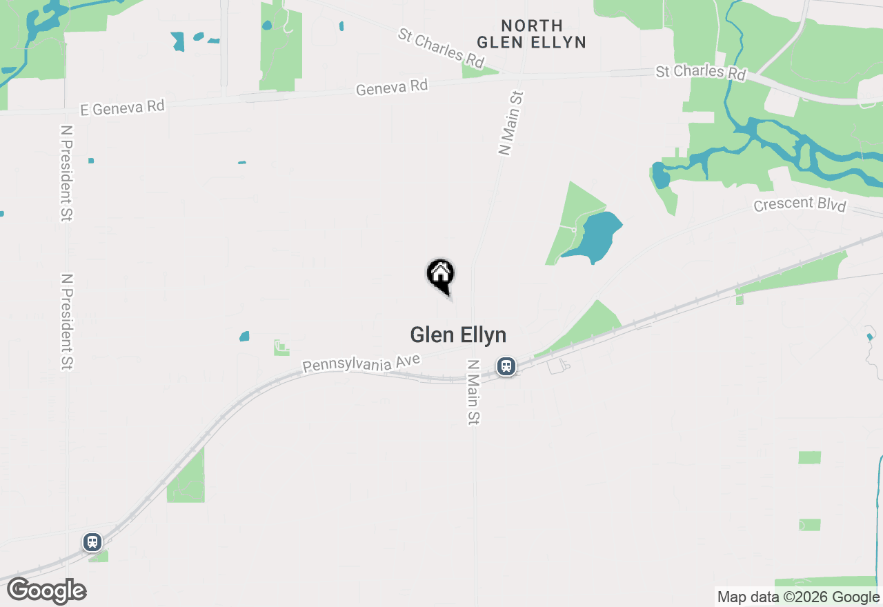 Map of 475 Cottage Avenue, Glen Ellyn, IL 60137