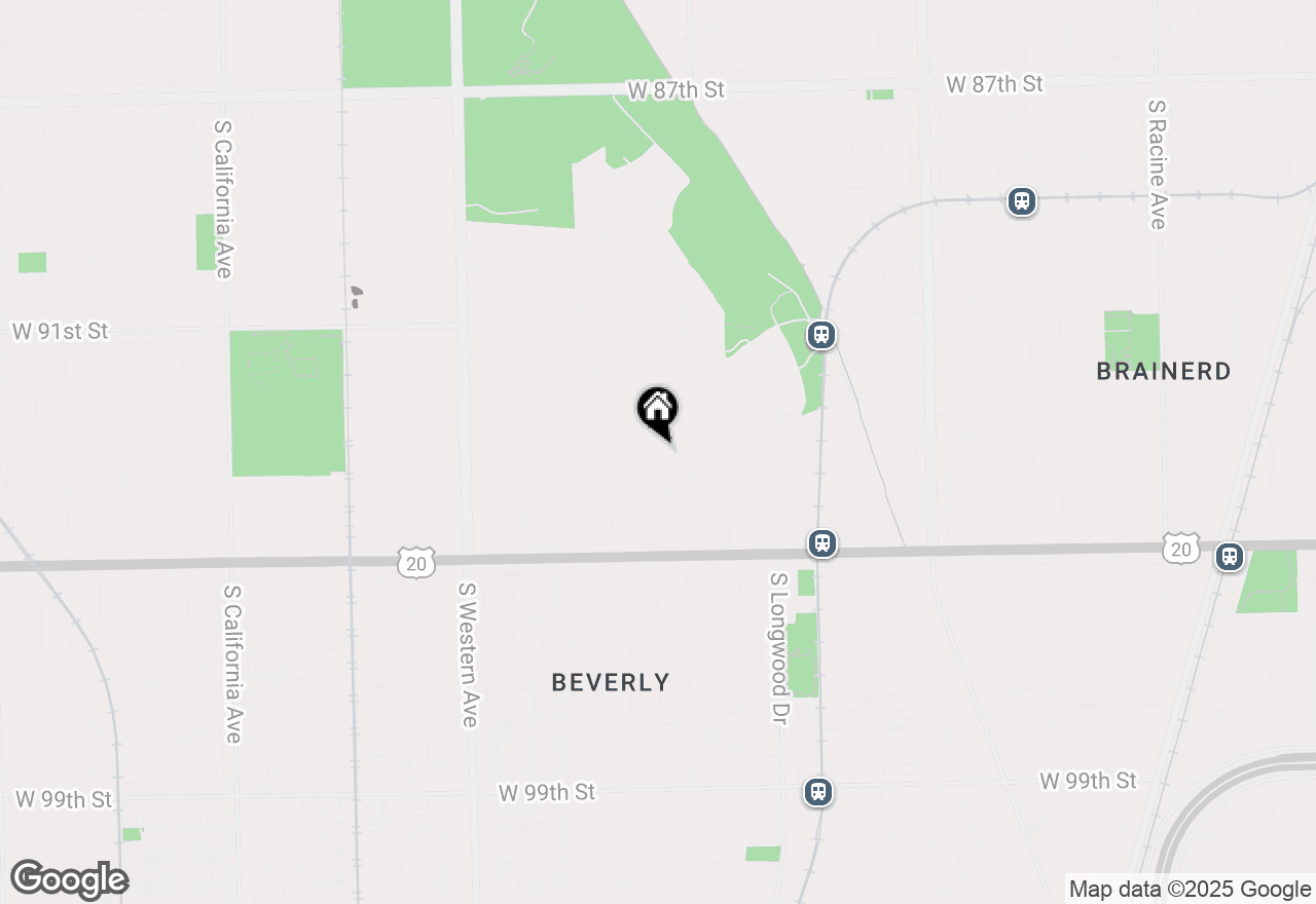 Map of 9313 S Hoyne Avenue, Chicago, IL 60643