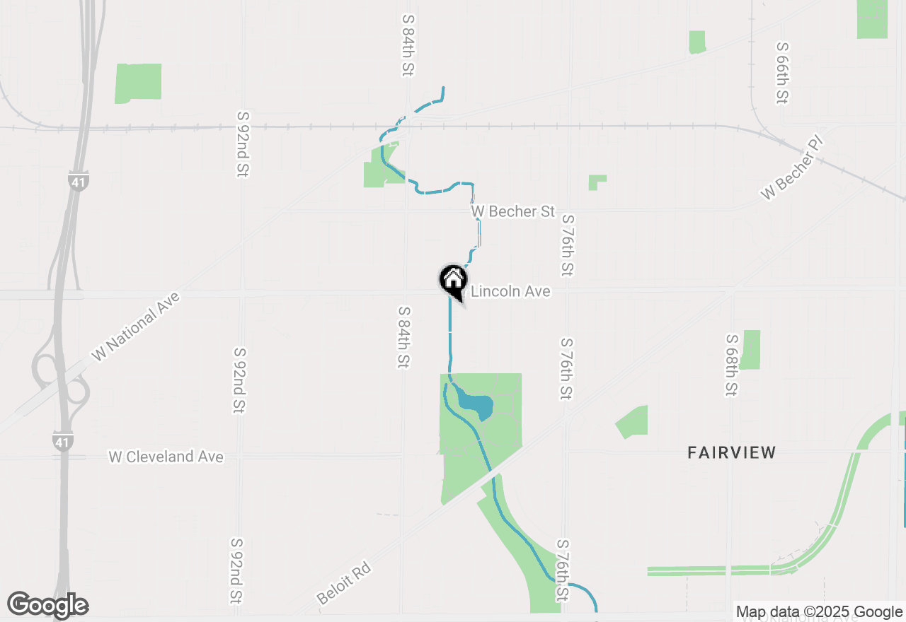 Map of 2337 S 81st St, West Allis, WI 53219