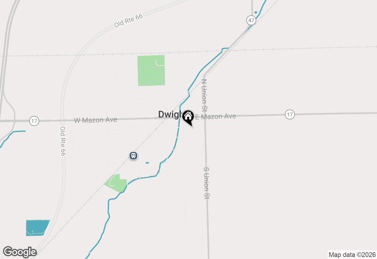 Map of 305 E Delaware Street, Dwight, IL 60420