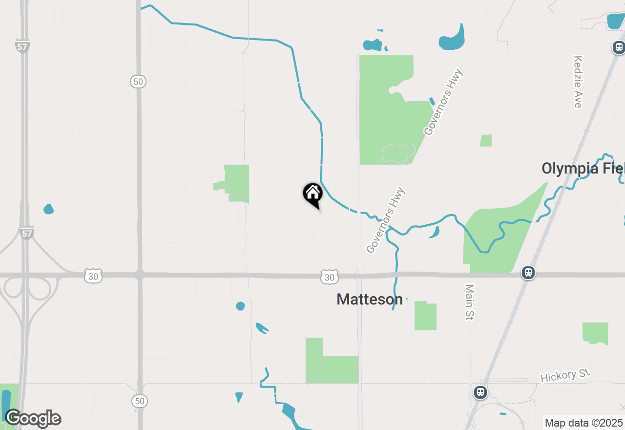 Map of 4136 Applewood Lane, Matteson, IL 60443