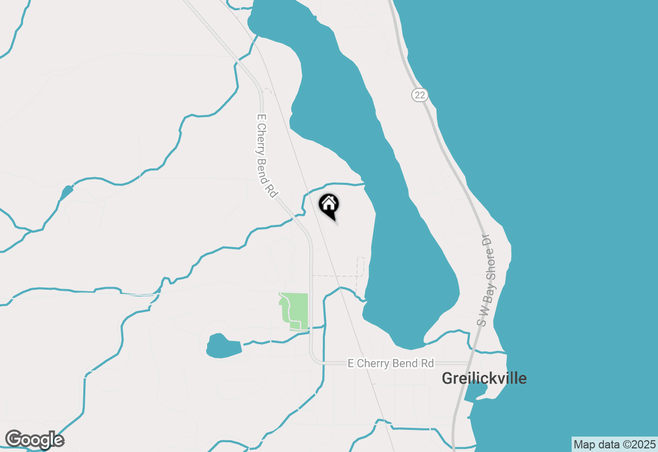 Map of 9801 Cherry Bend Road, Traverse City, MI 49684