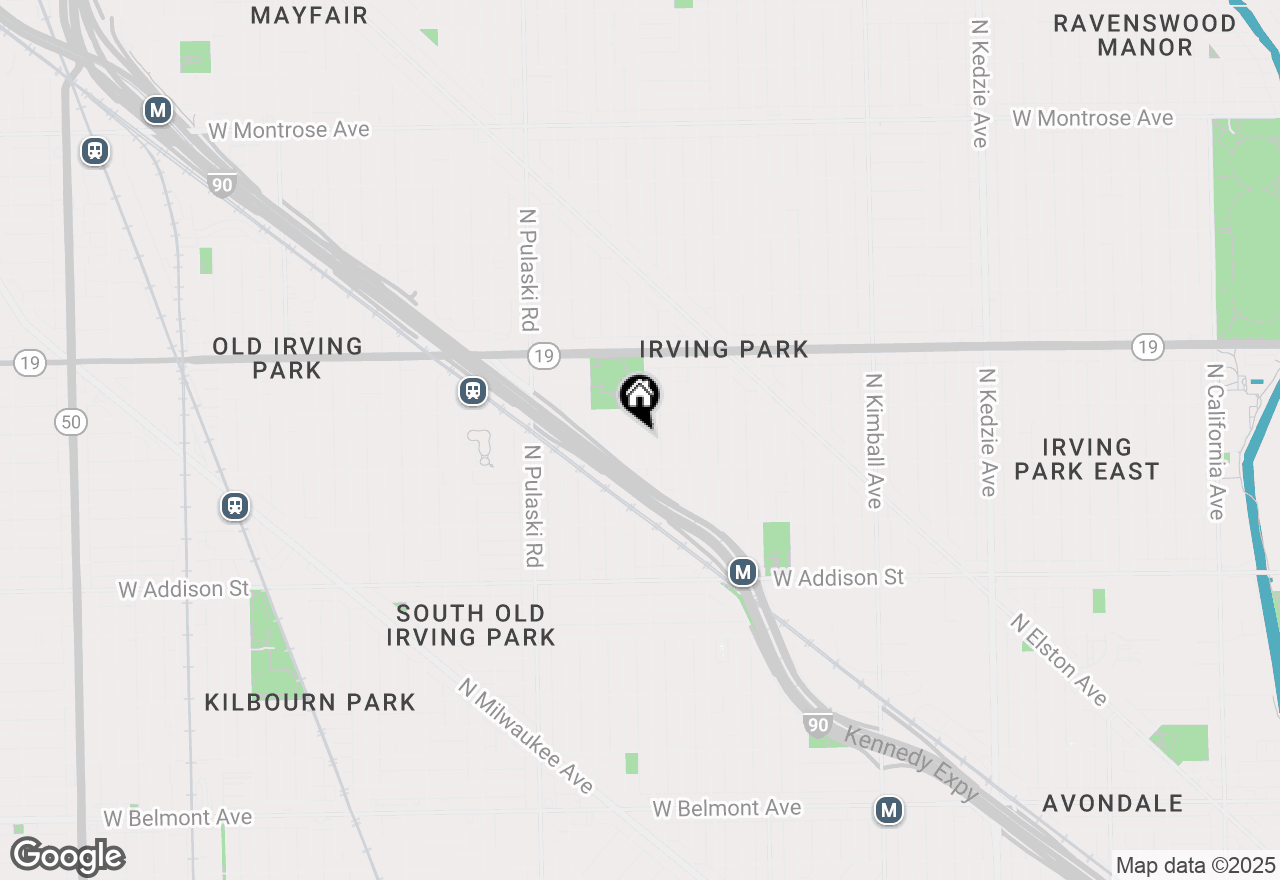 Map of 3826 N Hamlin Avenue, Chicago, IL 60618