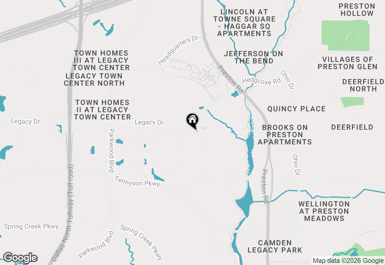 Map of 4520 Community Court, Plano, TX 75024