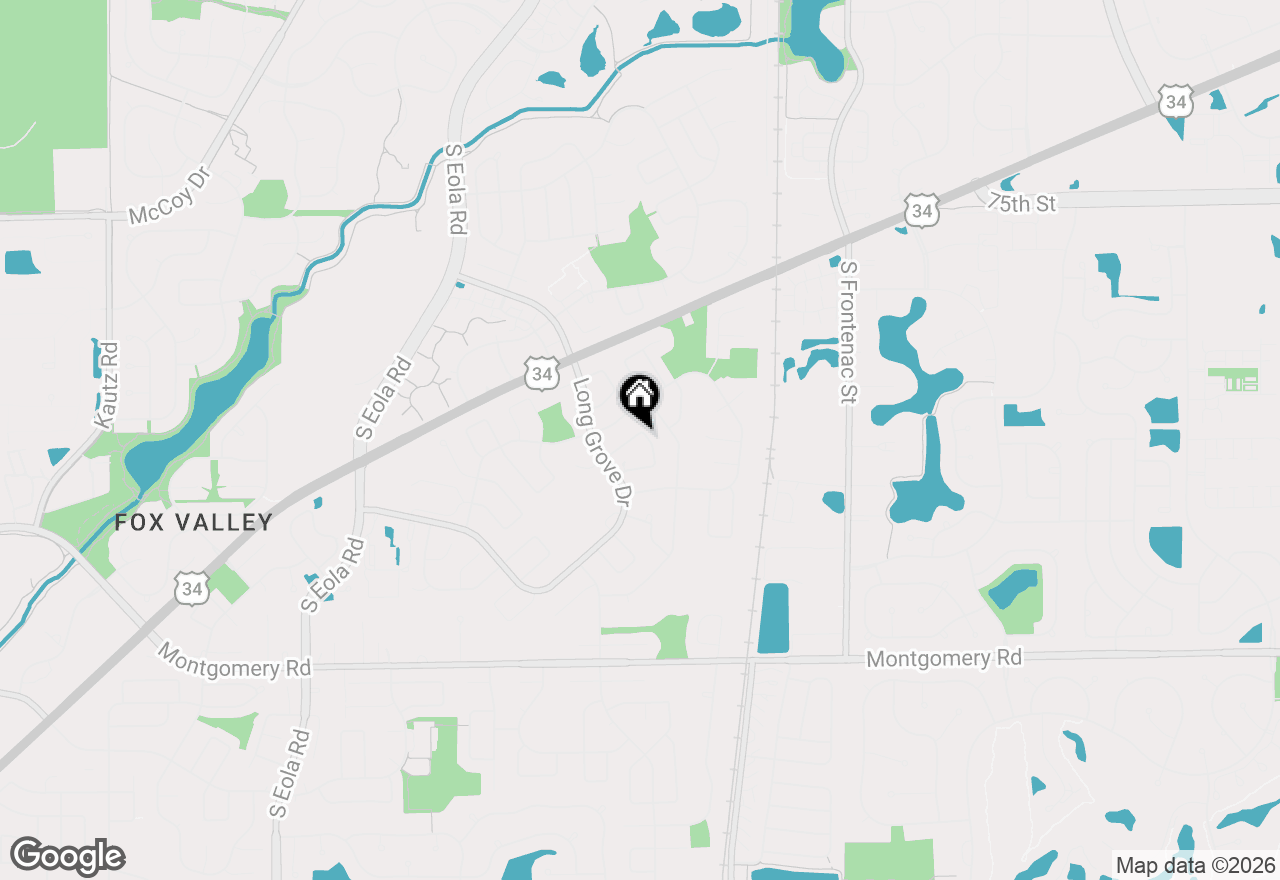 Map of 3085 Timber Hill Lane, Aurora, IL 60504