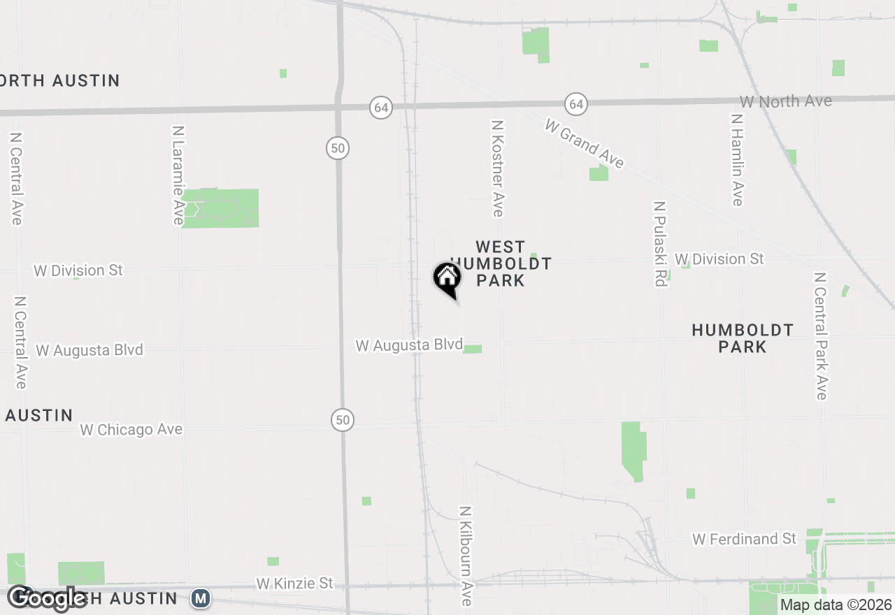 Map of 4519 W Thomas Street #1, Chicago, IL 60651
