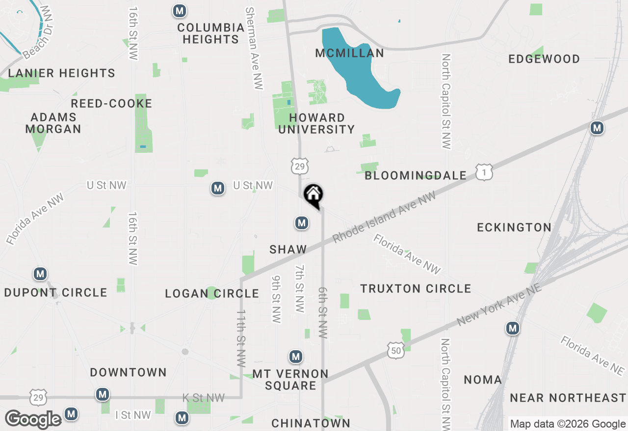 Map of 1827 Wiltberger Street Nw #405, Washington, DC 20001