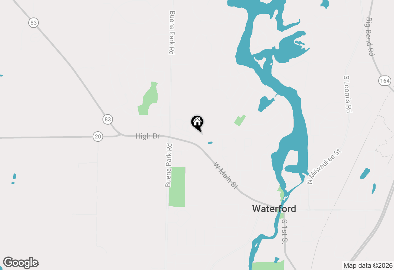 Map of 844 Shoal Crk #C, Waterford, WI 53185