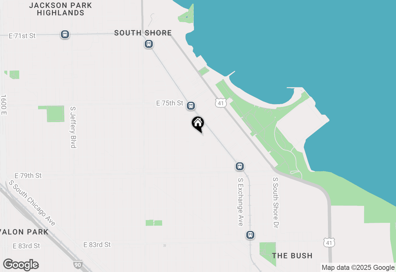 Map of (Address confidential), Chicago, Illinois 60649