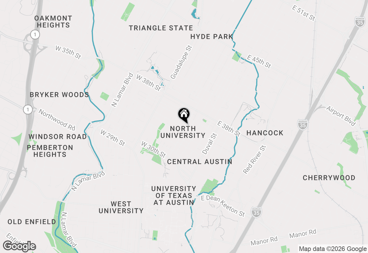 Map of 3400 Speedway Blvd #203, Austin, TX 78705