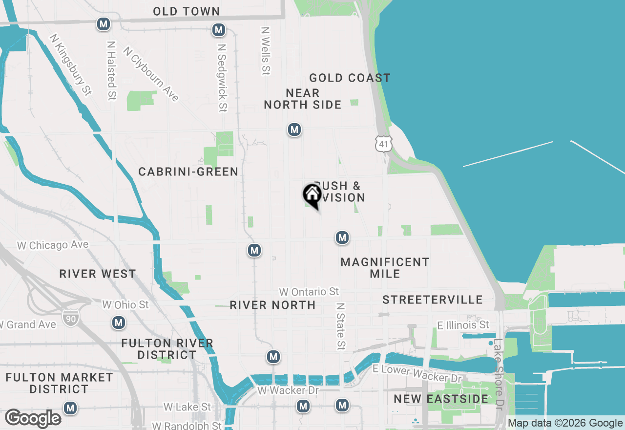 Map of 55 W Delaware Place #706, Chicago, IL 60610