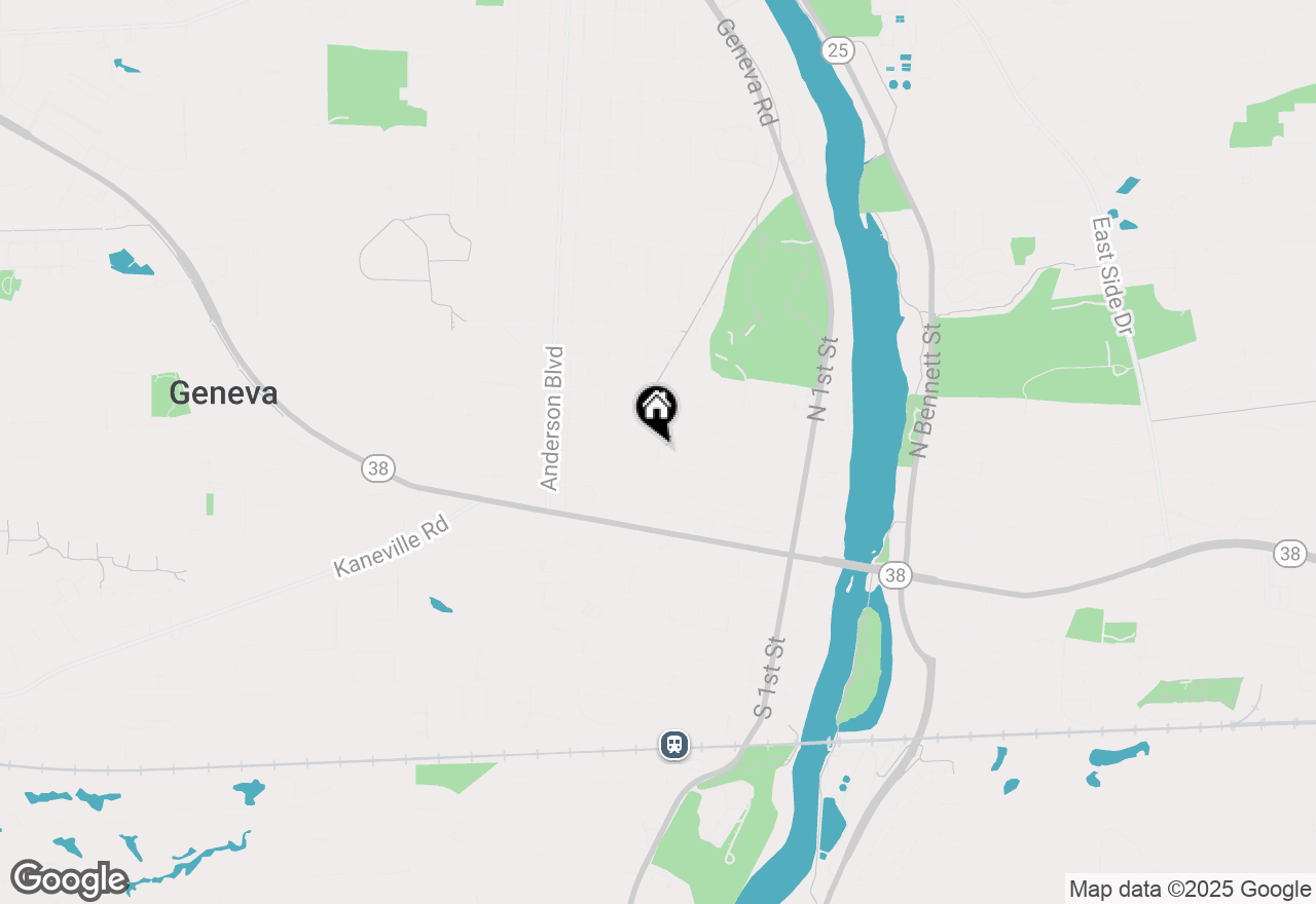 Map of 515 Peyton Street, Geneva, IL 60134