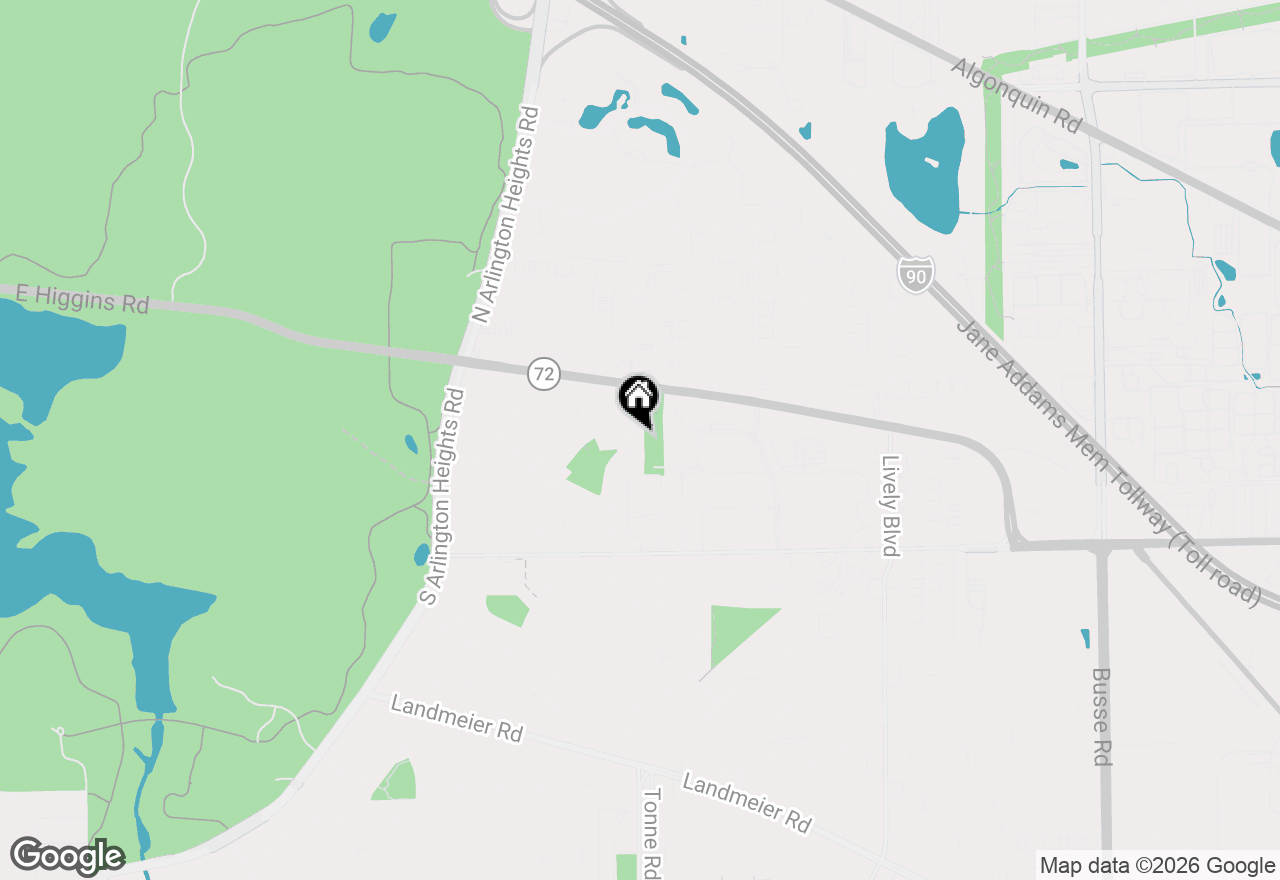 Map of 17 Wildwood Road, Elk Grove Village, IL 60007