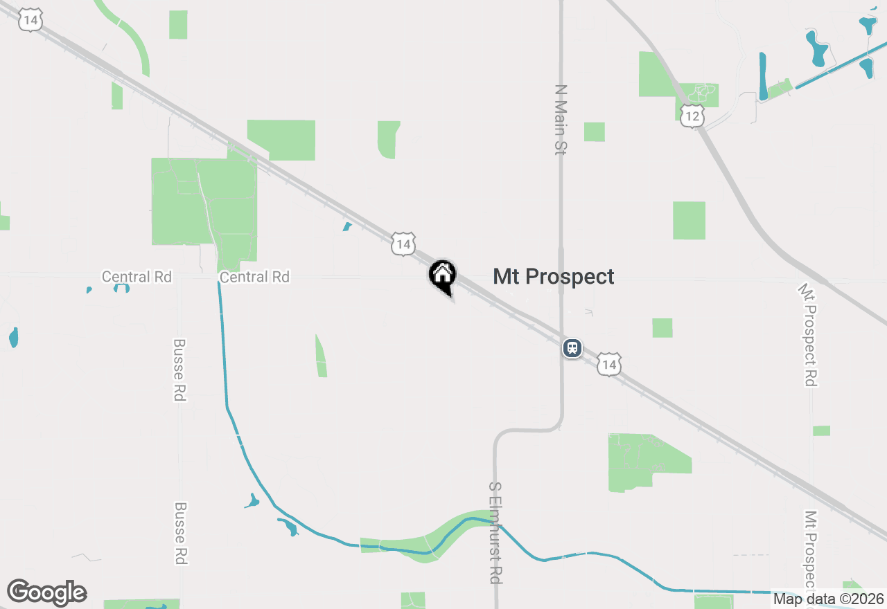 Map of 16 S Hi Lusi Avenue, Mount Prospect, IL 60056