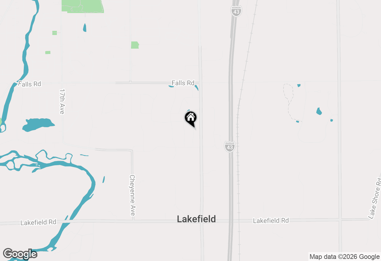Map of 2009 Savannah Dr, Grafton, WI 53024