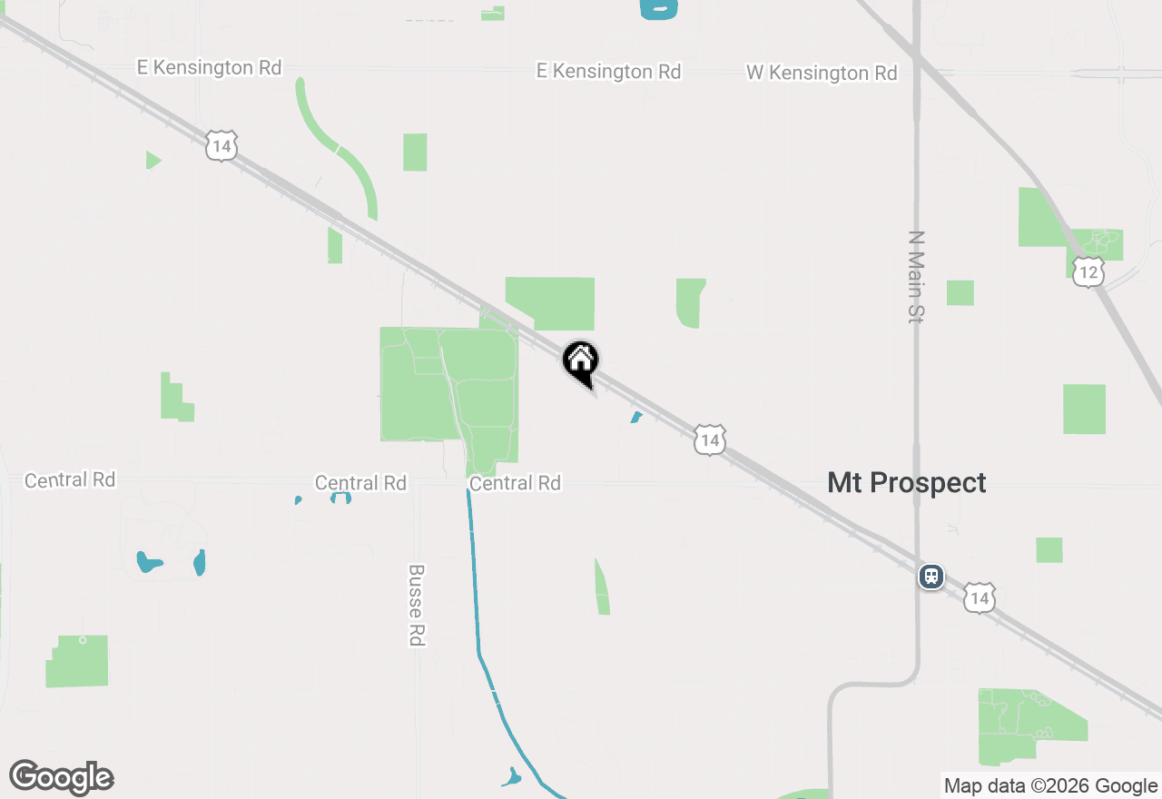 Map of 114 N Lancaster Street, Mount Prospect, IL 60056