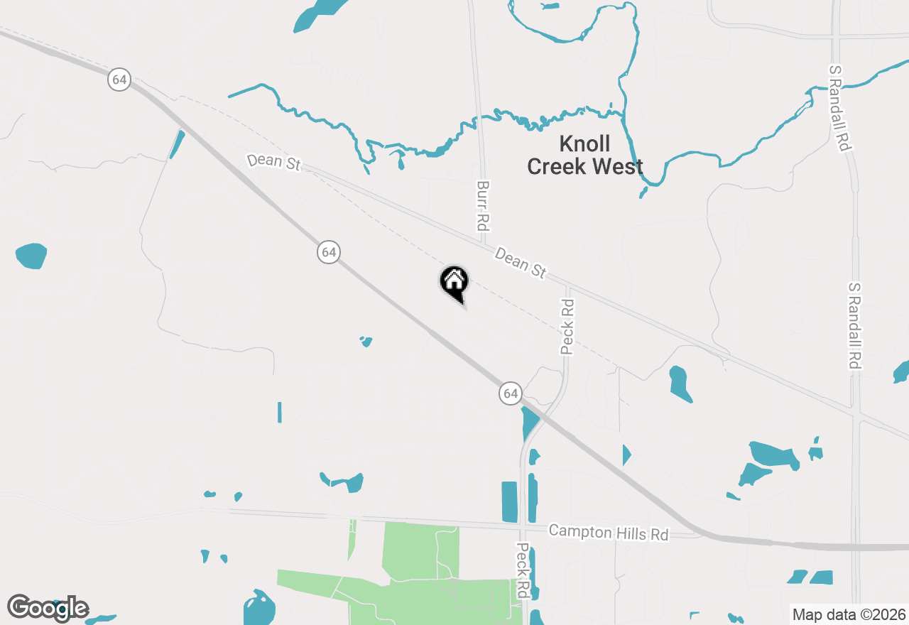 Map of 3705 Provence Drive, St. Charles, IL 60175