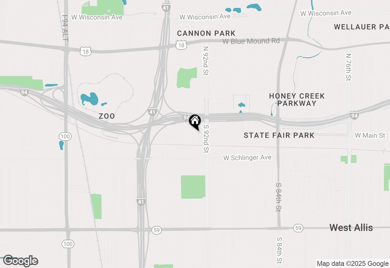 Map of 514 S 94th St, Milwaukee, WI 53214