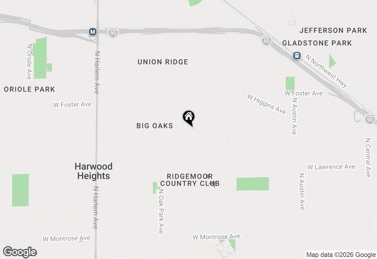 Map of 4953 N Normandy Avenue, Chicago, IL 60656