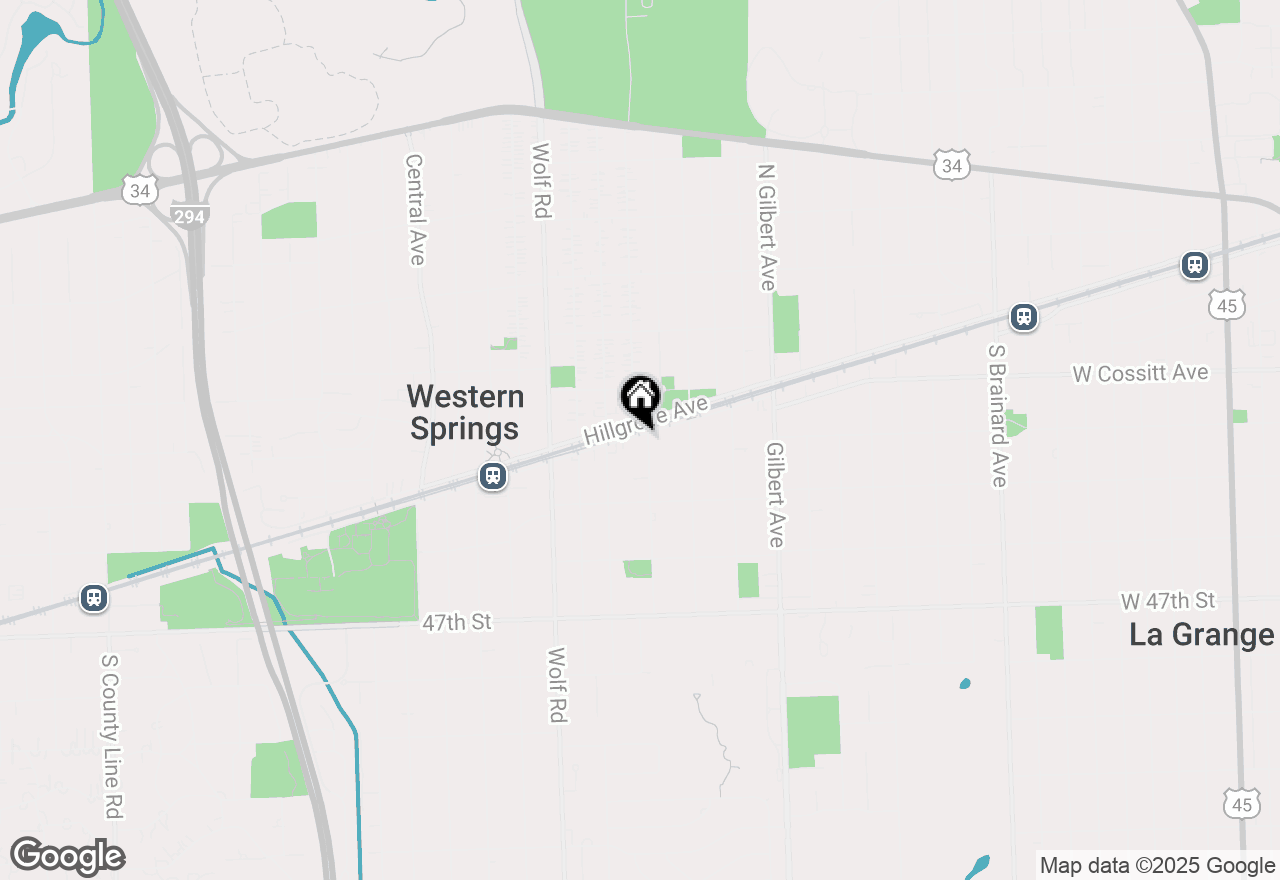 Map of 4400 Howard Avenue, Western Springs, IL 60558