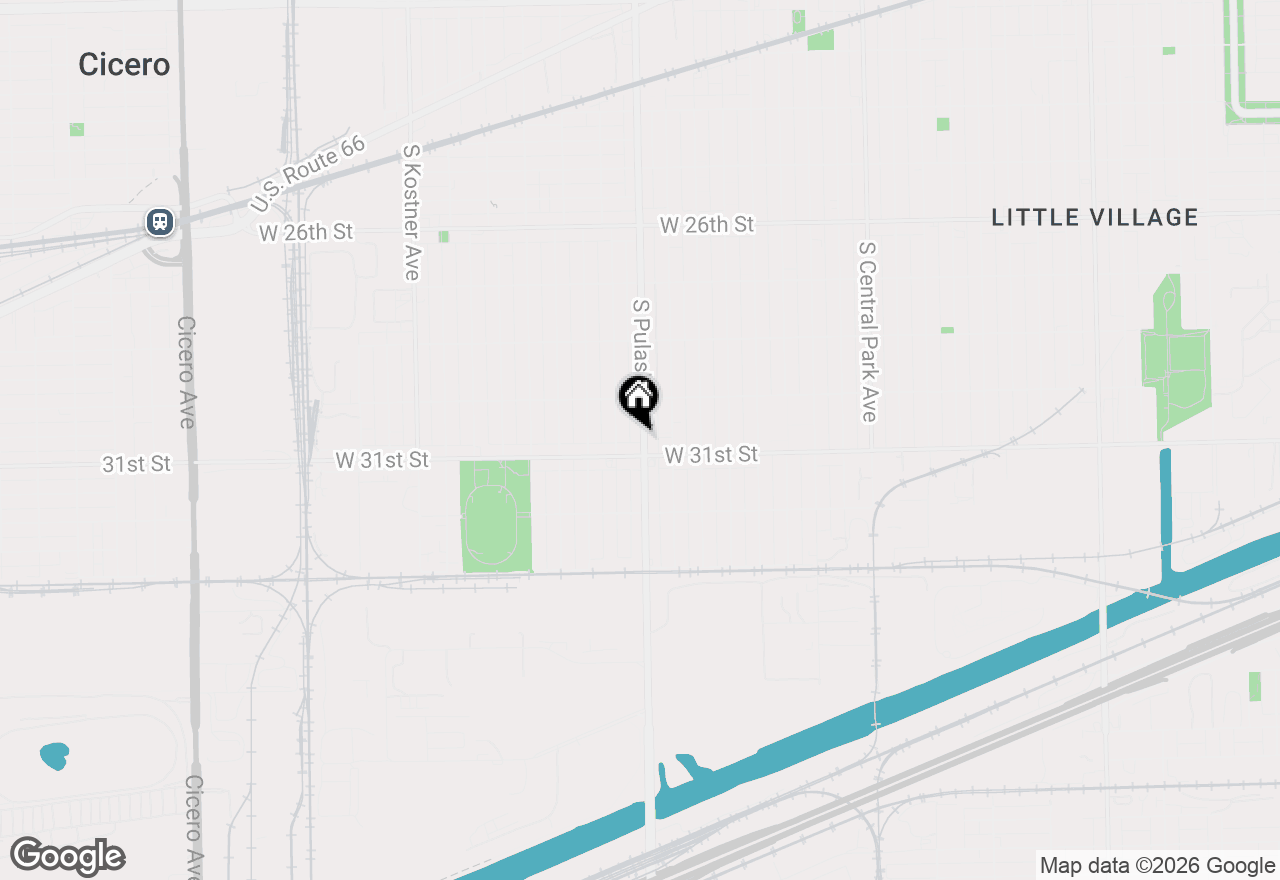 Map of 3042 S Pulaski Road, Chicago, IL 60623