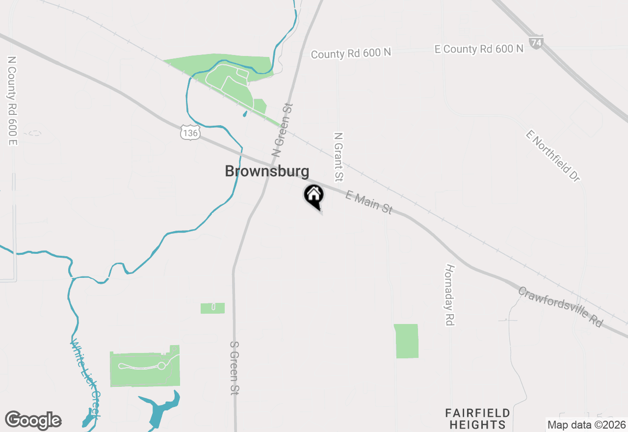 Map of 126 Greenacre Drive, Brownsburg, IN 46112