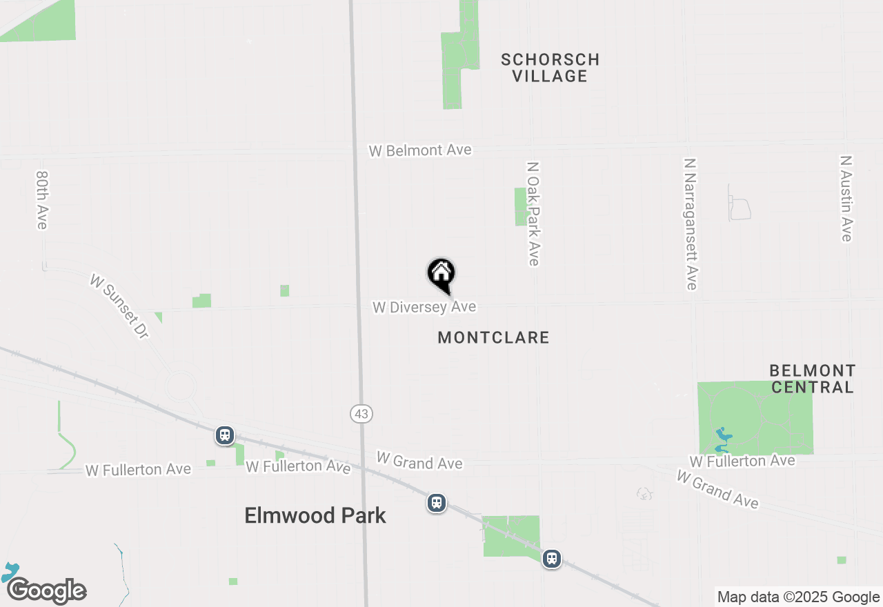 Map of 7006 W Diversey Avenue, Chicago, IL 60707