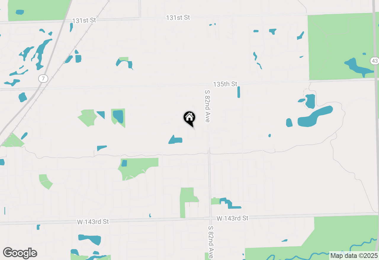 Map of 13711 83rd Avenue, Orland Park, IL 60462